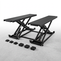 Car Lift, 7,000 Lbs. Capacity Portable Car Lift, 26.8 In. Max. Height, Carbon Steel Truck Lift with 120-Volt Power Unit — Studio Shot