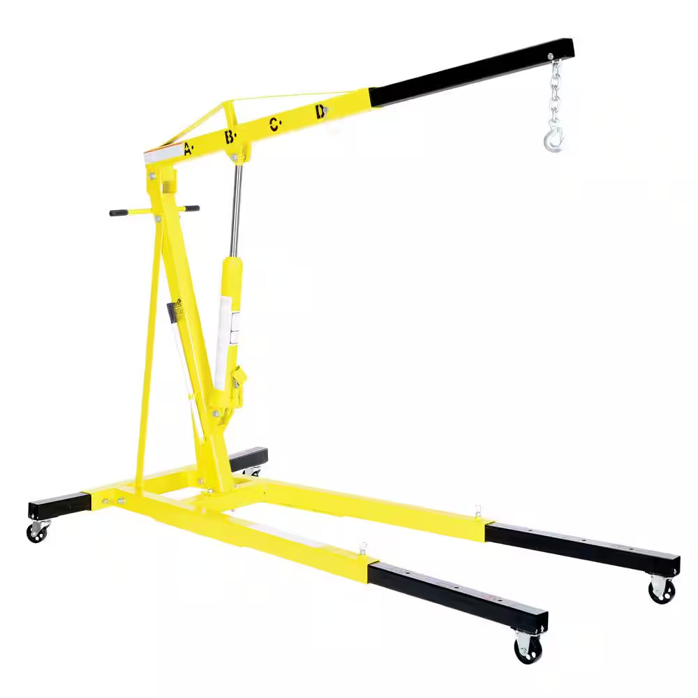 2,000 Lb. Capacity Engine Hoist with Telescopic Legs