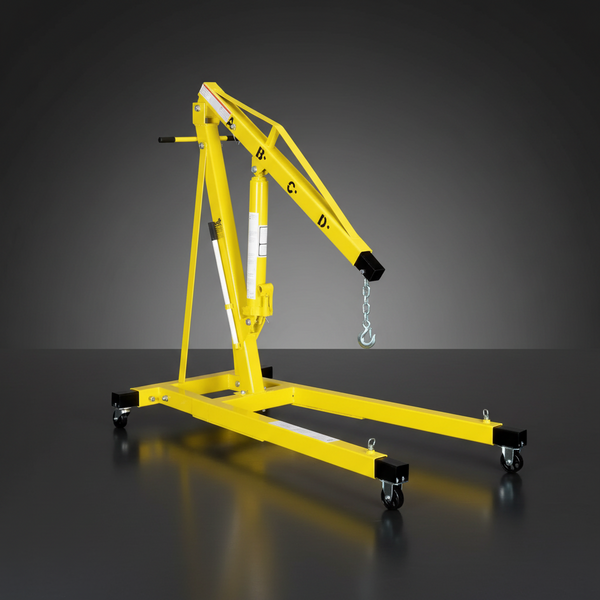 2,000 Lb. Capacity Engine Hoist with Telescopic Legs