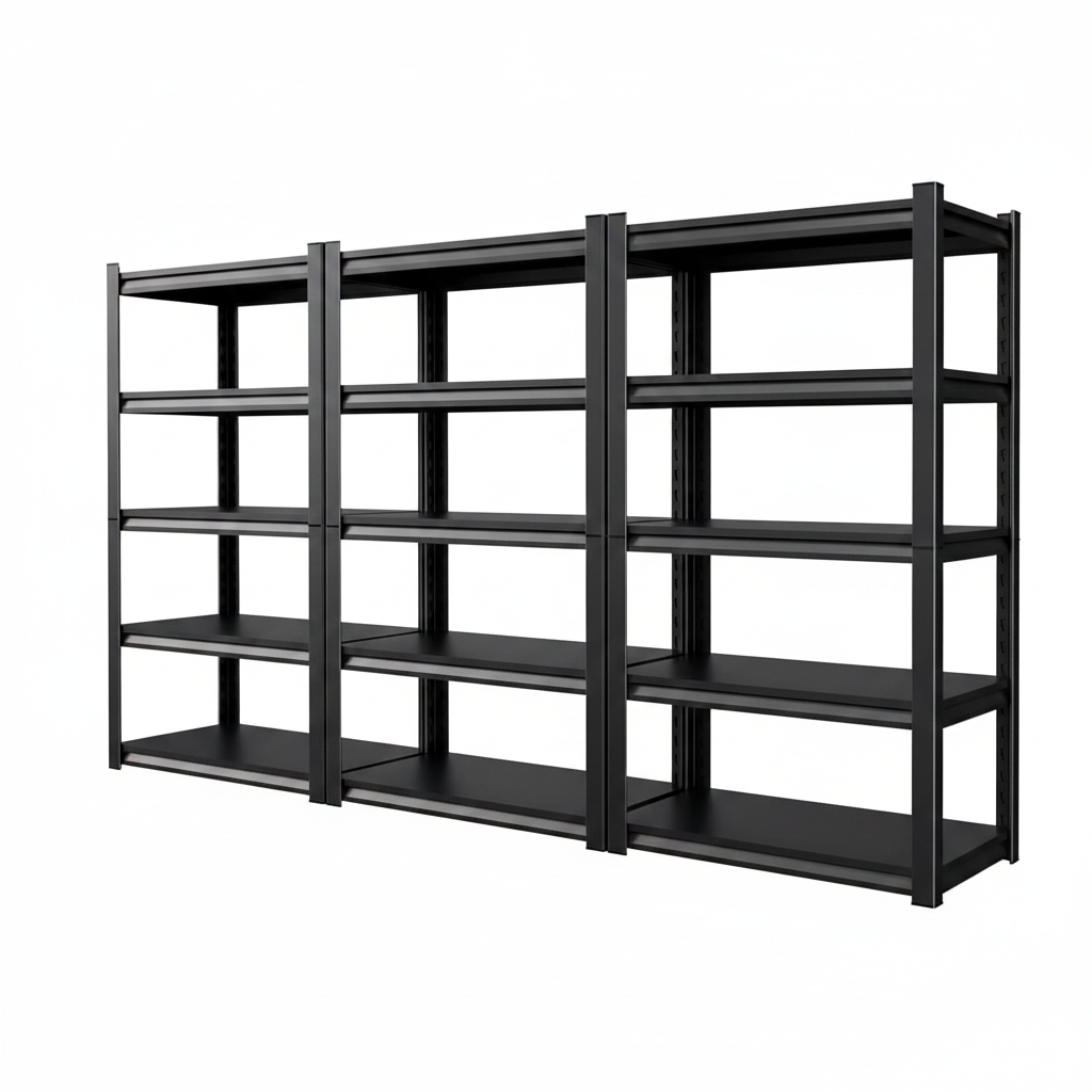71.2''H Storage Shelves, 2500Lbs Garage Shelving,Adjustable Heavy Duty Shelving Unit,5Tire Tall Garage Shelves，Metal Standing Shelf Units,Utility Rack for Kitchen Warehouse Industrial Basement 3 Pack